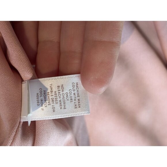 LC Lauren Conrad Ruffle Pink Floral Button Mini Dress Size 3X - Picture 12 of 12